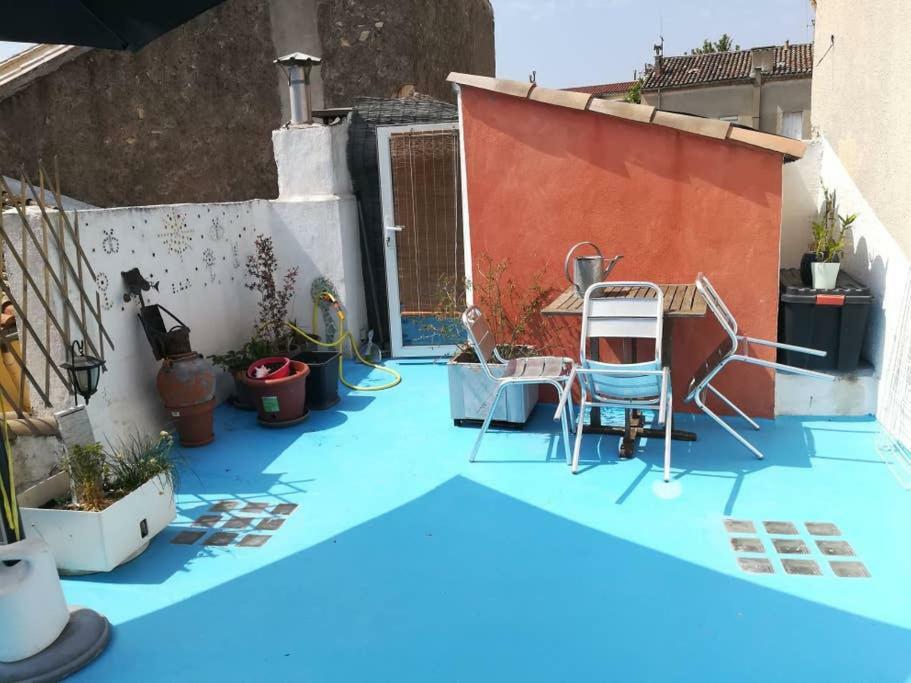Maison De Ville, Terrasse, Chaleureuse Apartment Narbonne Bagian luar foto